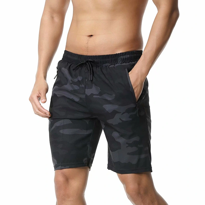 Camouflage Sweatpants Shorts Quick Drying Men's Running