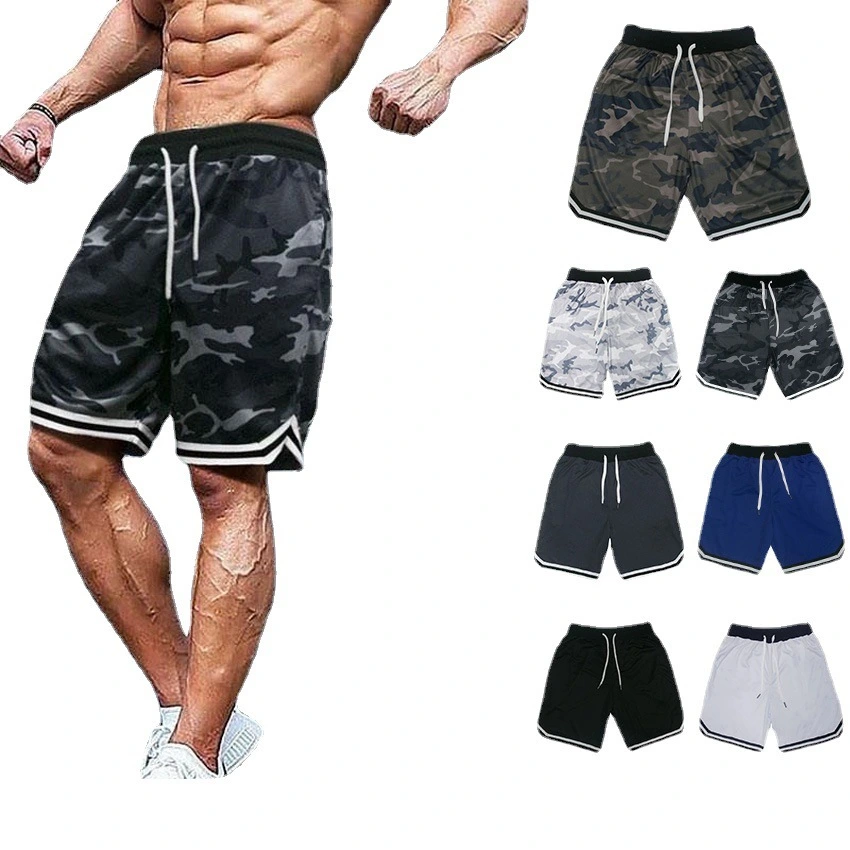 Sports Mesh Hanging Shorts Breathable Loose Five-point Pants Men