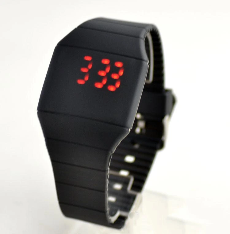 Fashion Simple Touch Screen Square Electronic Watch