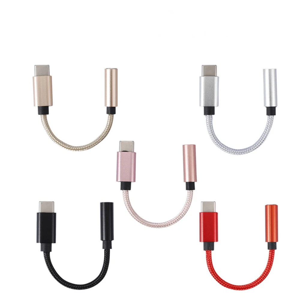 Type C To 3.5mm Headphone Digital Audio Adapter Cable