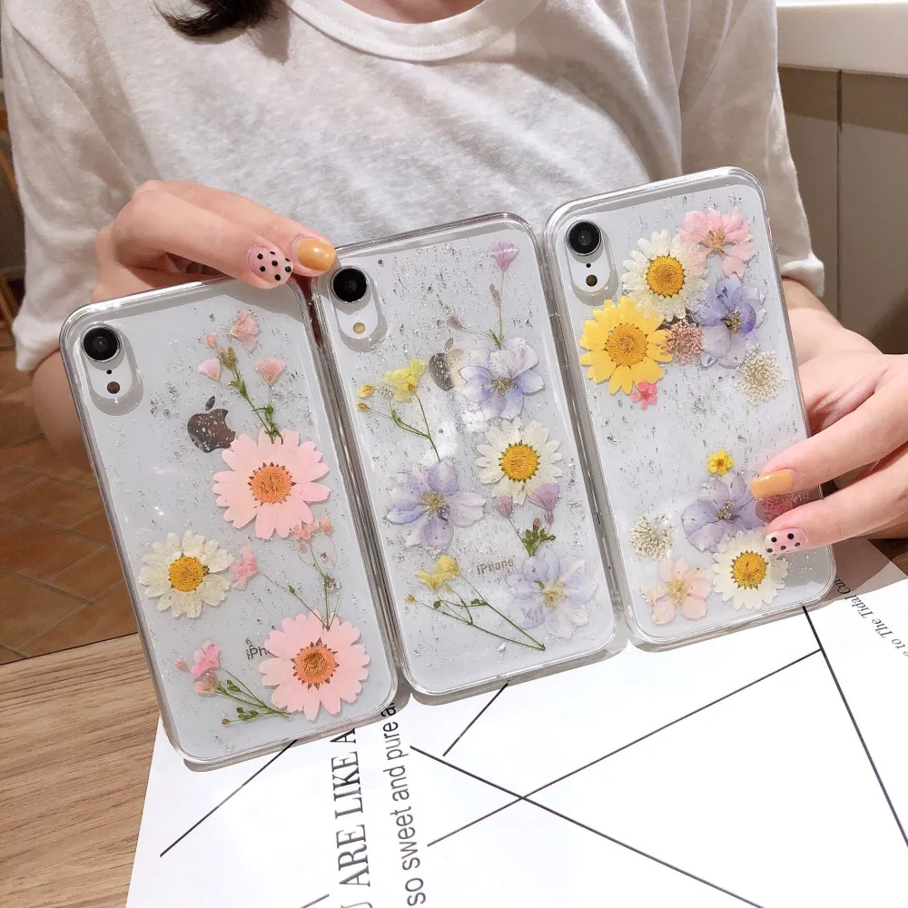 Blu-ray Butterfly Flower Phone Case