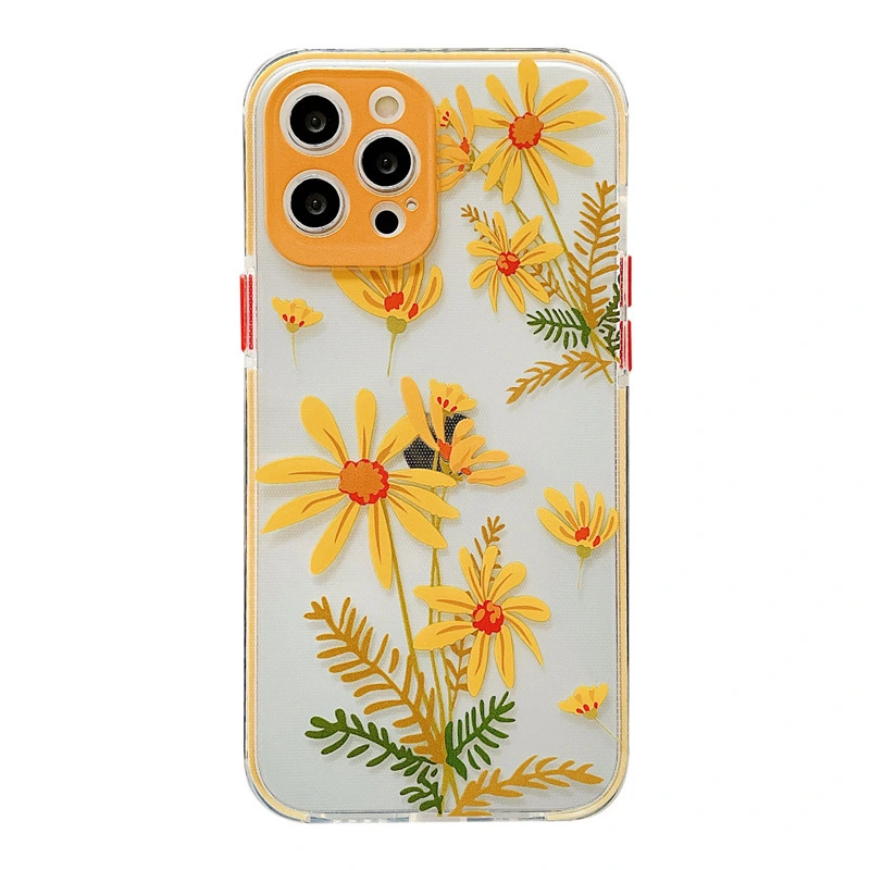 Retro Flowers Soft All-inclusive Phone Case