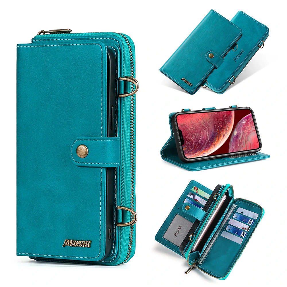 Compatible With, Multifunctional Wallet, Mobile Phone Case, Mobile Phone Leather Case Diagonally