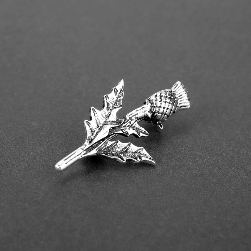 Scottish Thistle Brooch Metal Pin