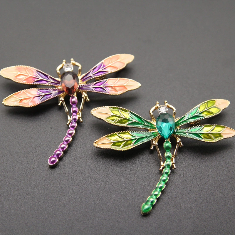 Dragonfly Animal Alloy Brooch High-end Accessories Pendant