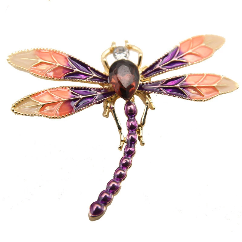 Dragonfly Animal Alloy Brooch High-end Accessories Pendant