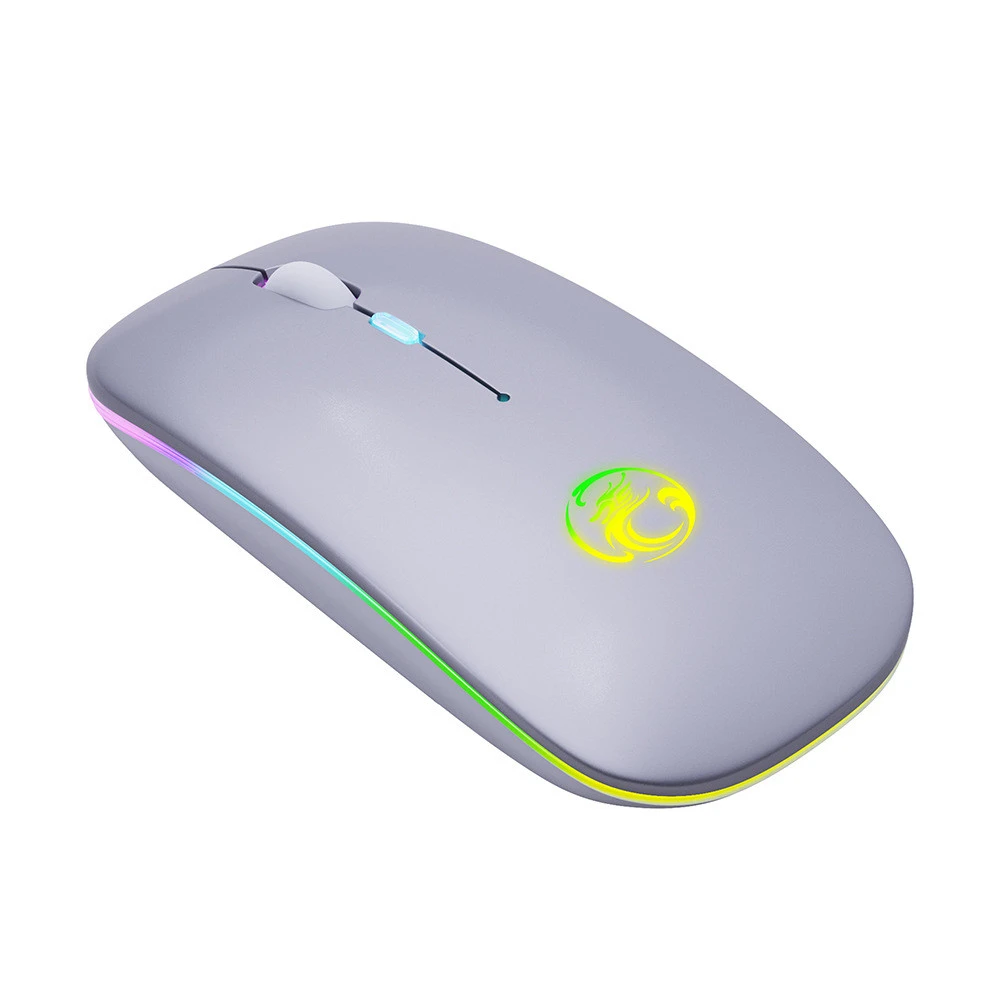 Luminous Charging Bluetooth Dual-mode Wireless Silent Mouse Desktop Notebook