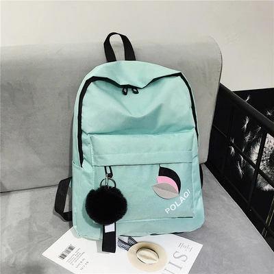 College Style School Bag Canvas School Bag Casual Backpack
