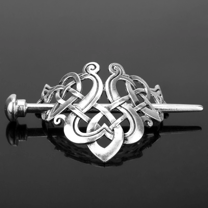 Metal Hair Clip Retro Plug-in Hairpin Headdress