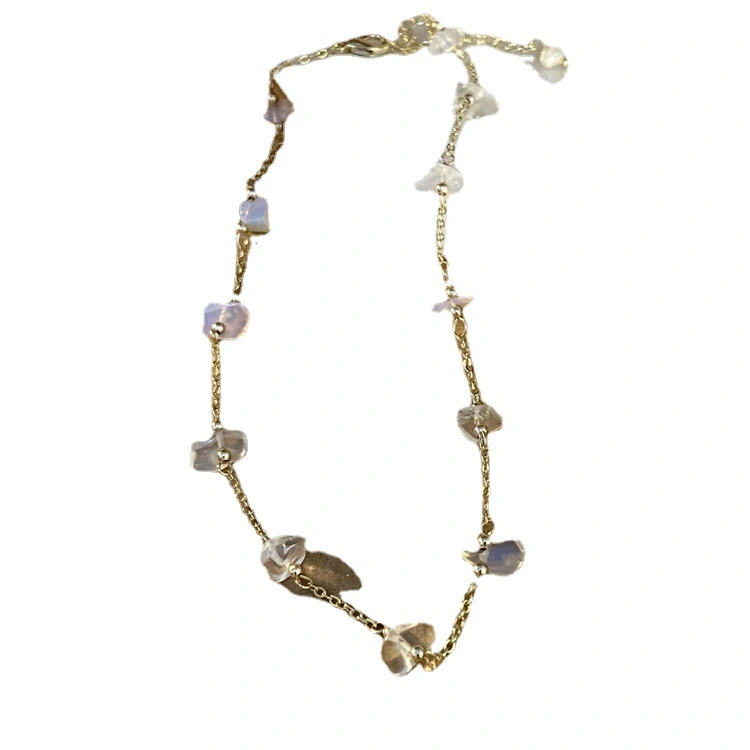 Forest Design Sense Natural Moonstone Necklace Bracelet