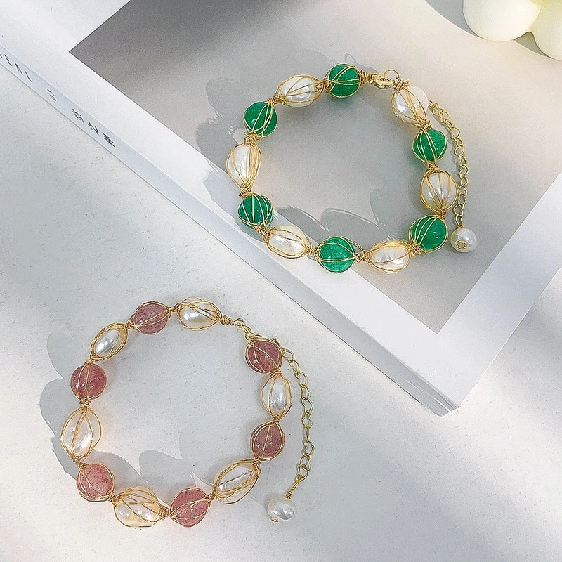 Fashion Simple Natural Freshwater Pearl Bracelet