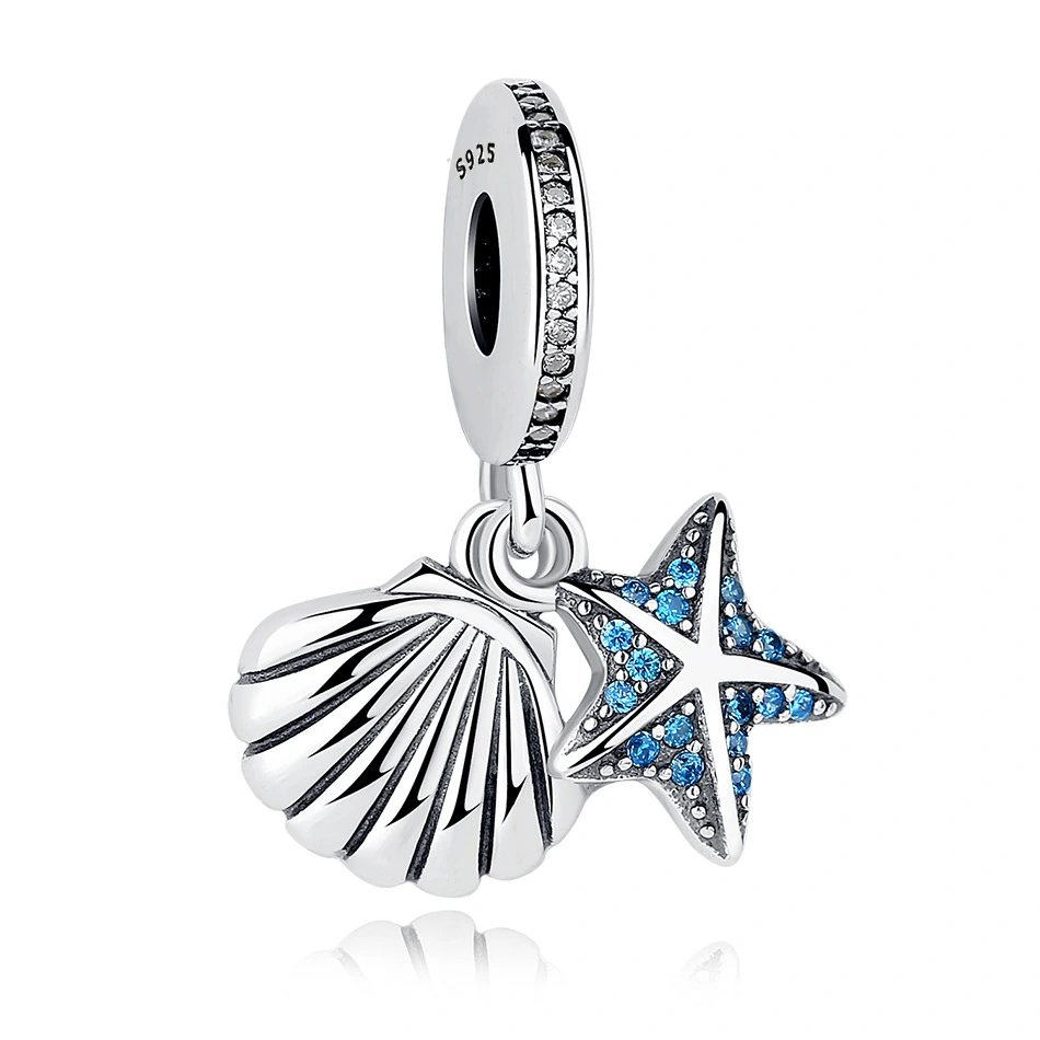 Popular Underwater World Pendant Accessories, Shell And Starfish DIY Bracelet Accessories