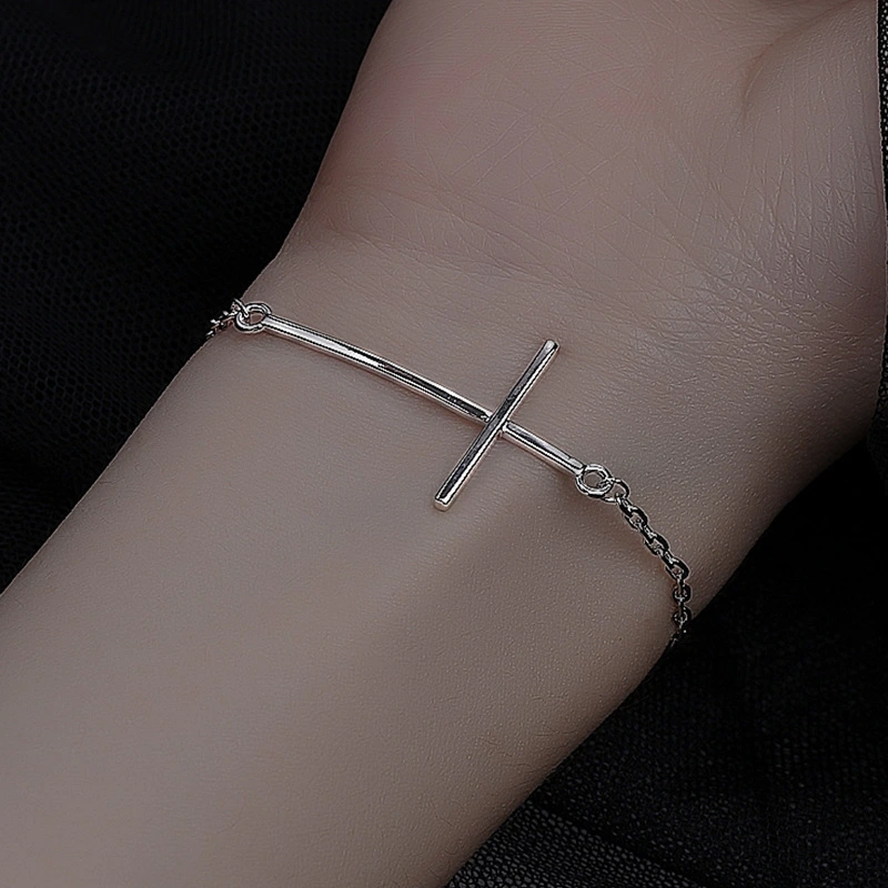 Letter Circle Ot Buckle Geometric Bracelet Women
