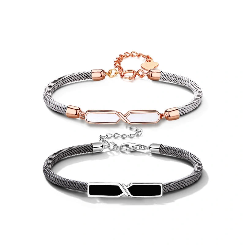 Mobius Sterling Silver Couple Bracelets A Pair Of Niche Designs