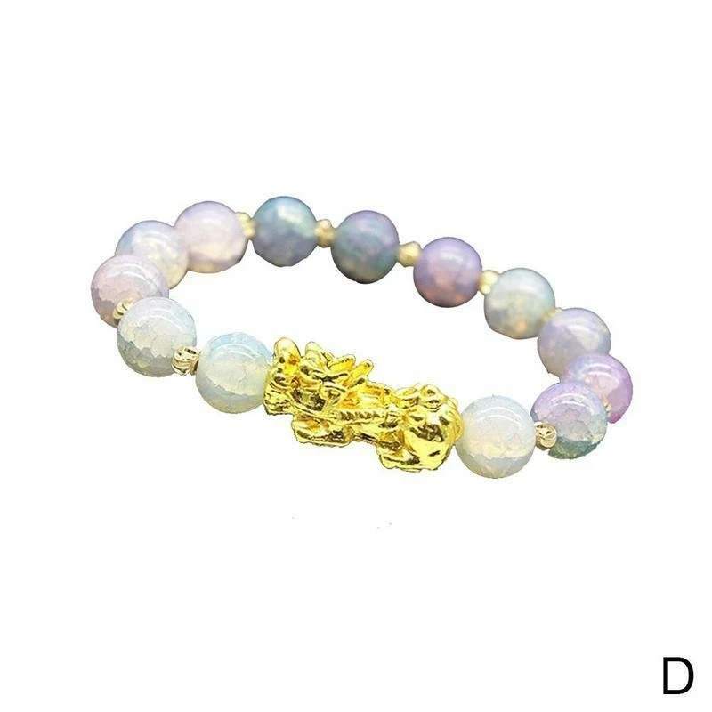 Men's And Women's Fashion Imitation Chalcedony Ice Cracked Popcorn Bracelet