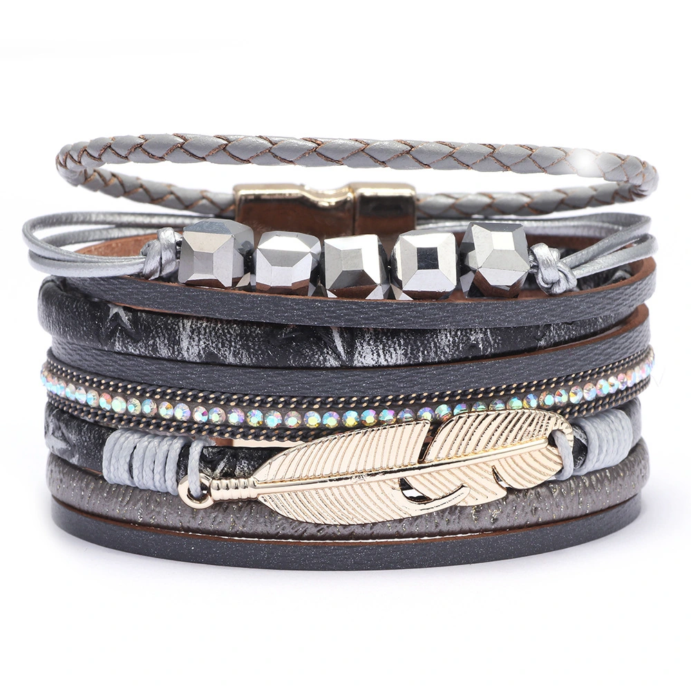 Women's Alloy Feather Multicolor Jewelry