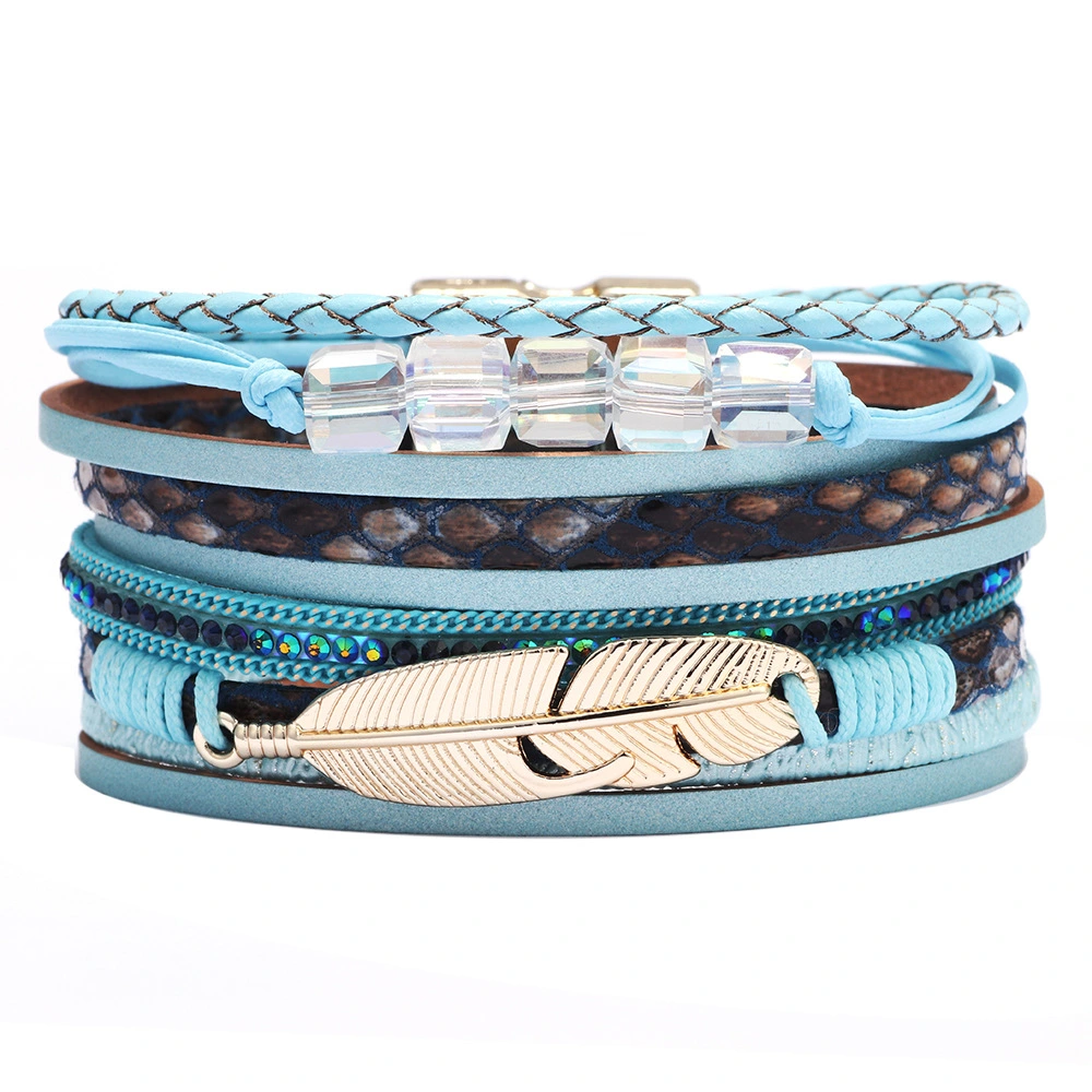 Women's Alloy Feather Multicolor Jewelry