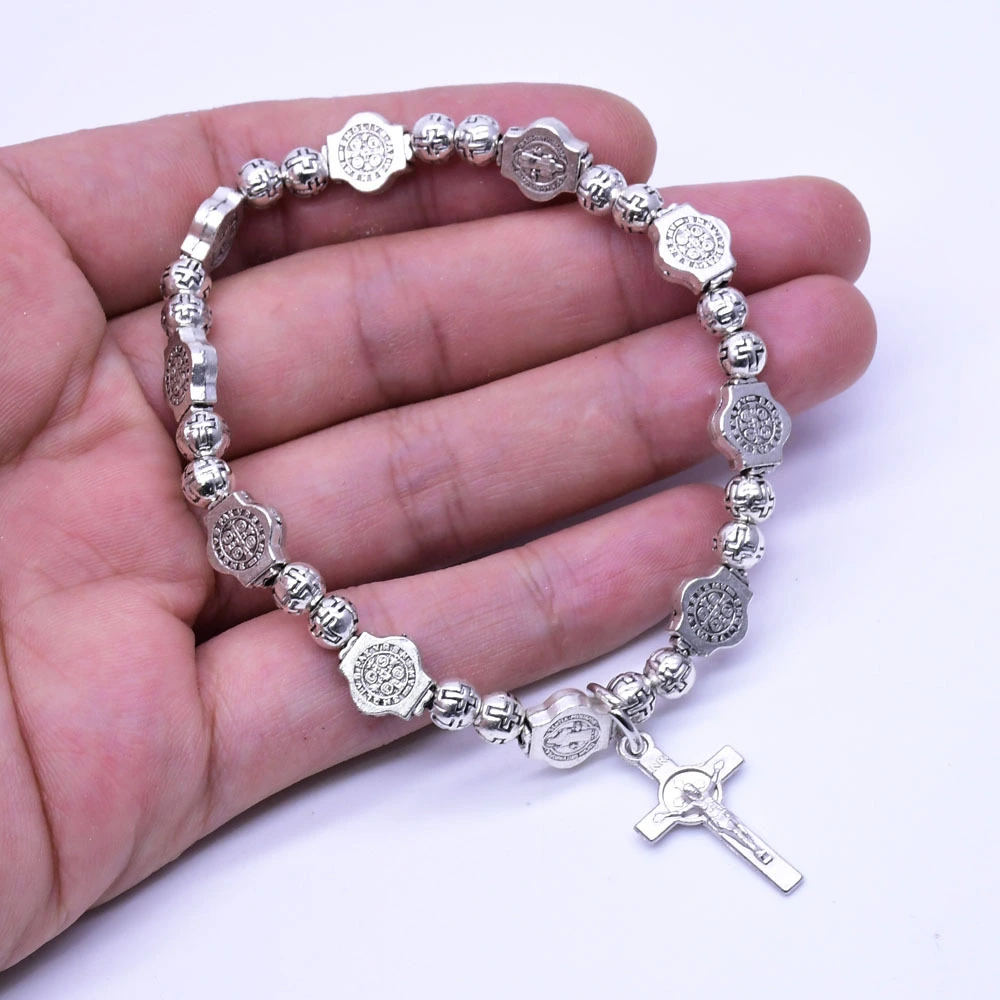 Cross Icon Bracelet Beaded