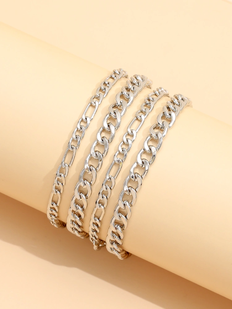 Simple Fashion Solid Color Irregular Metal Bracelet