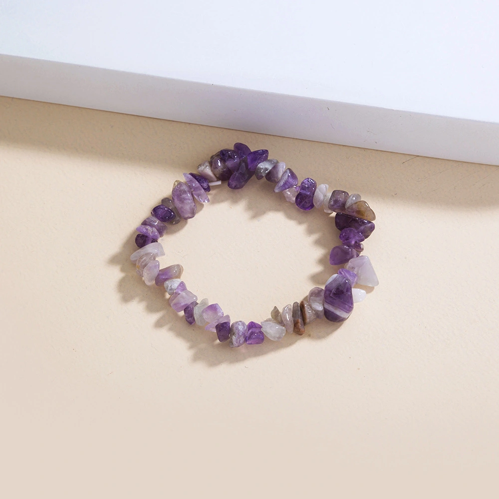 Wind Candy Purple Turquoise Bracelet Natural Rough Stone