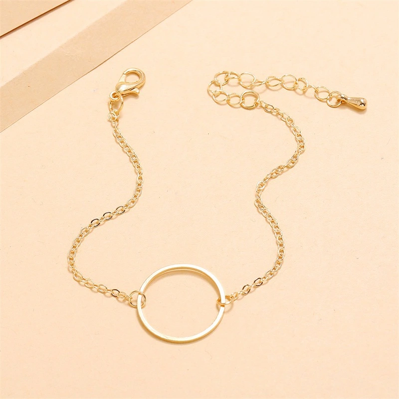 Simple Fashion Retro Geometric Circle Bracelet