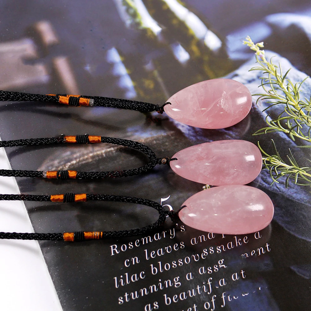 Polished Hibiscus Crystal Drop With Shape Pendant