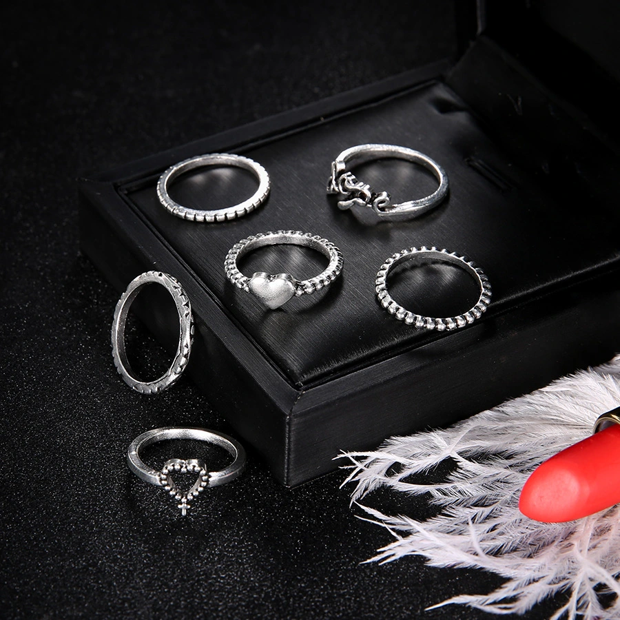 Wish New Retro Carved Love Five-piece Set