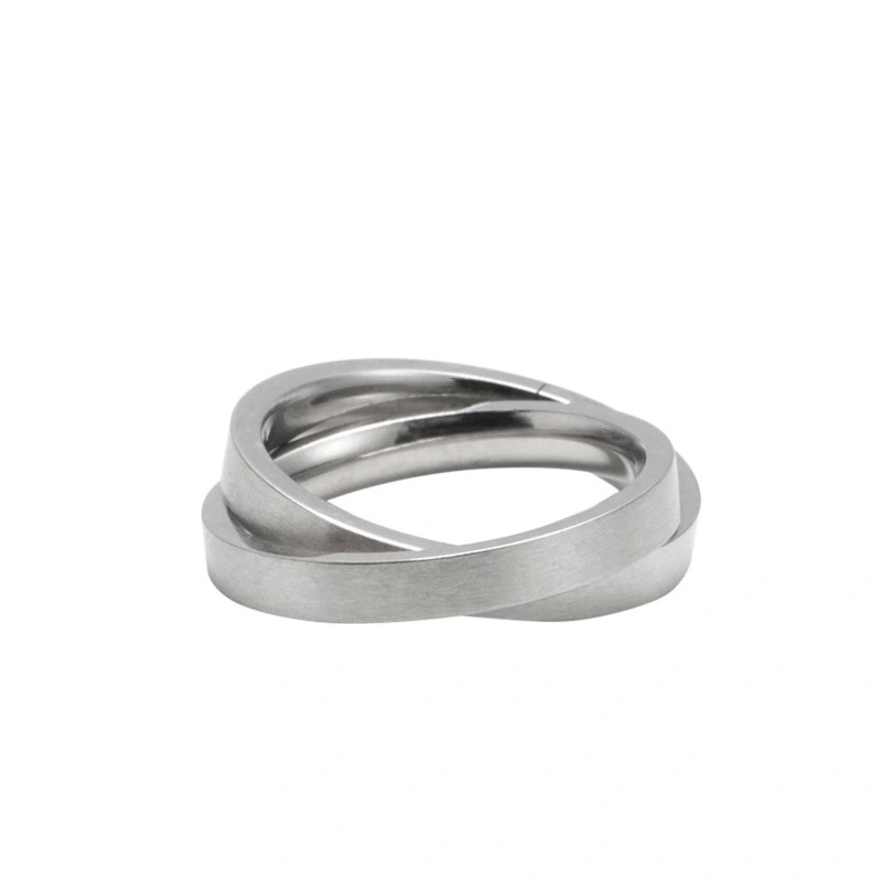 Japanese And Korean Titanium Steel Ring Ins Wind Couple