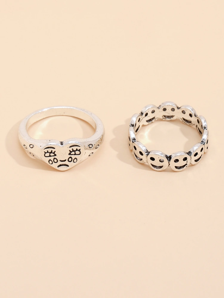 Simple Multi-layer Flat Snake Chain Electroplated Rhinestone Ring