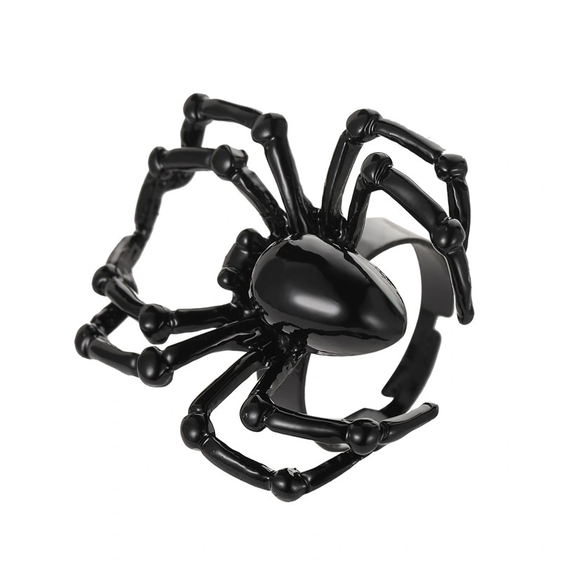 Simulation Spider Ring Props Ring Ghost Festival Spoof Tricky Toy Jewelry