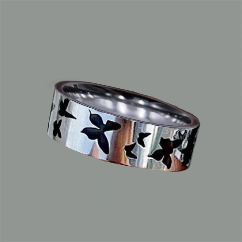 Vintage Punk Style Titanium Steel Ring