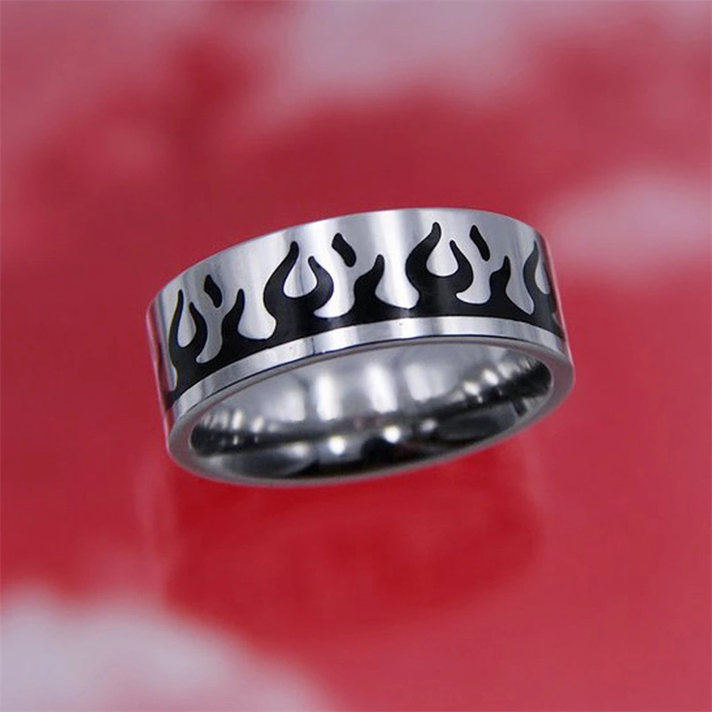 Vintage Punk Style Titanium Steel Ring