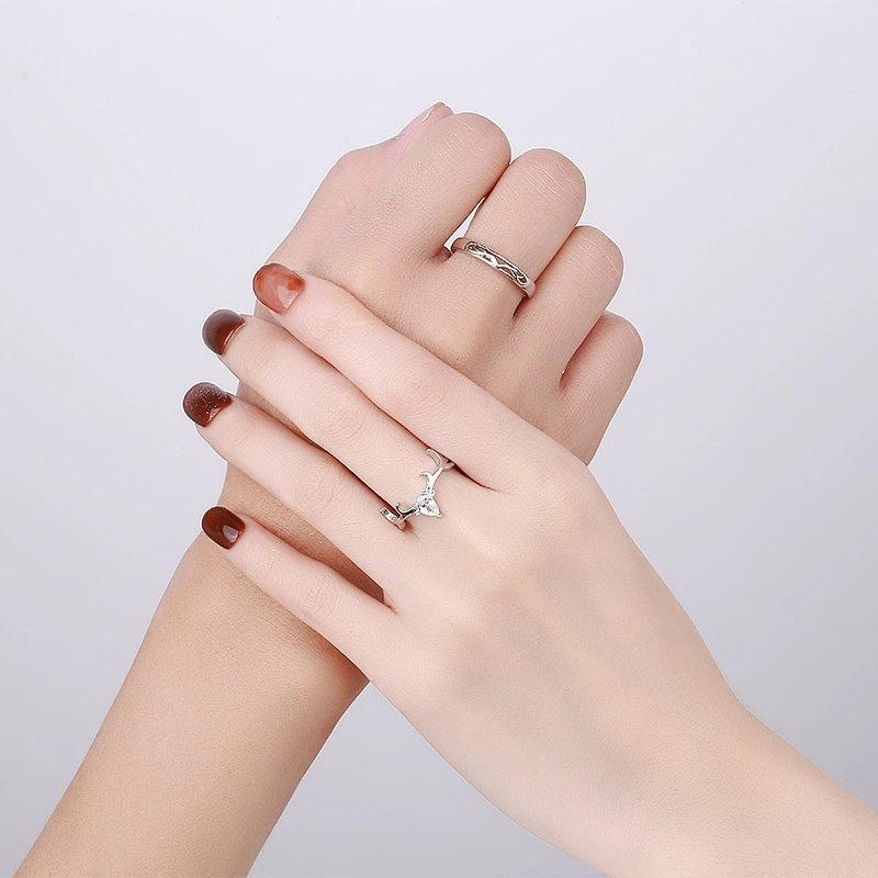 Yilu Has You Couple Ring Sterling Silver