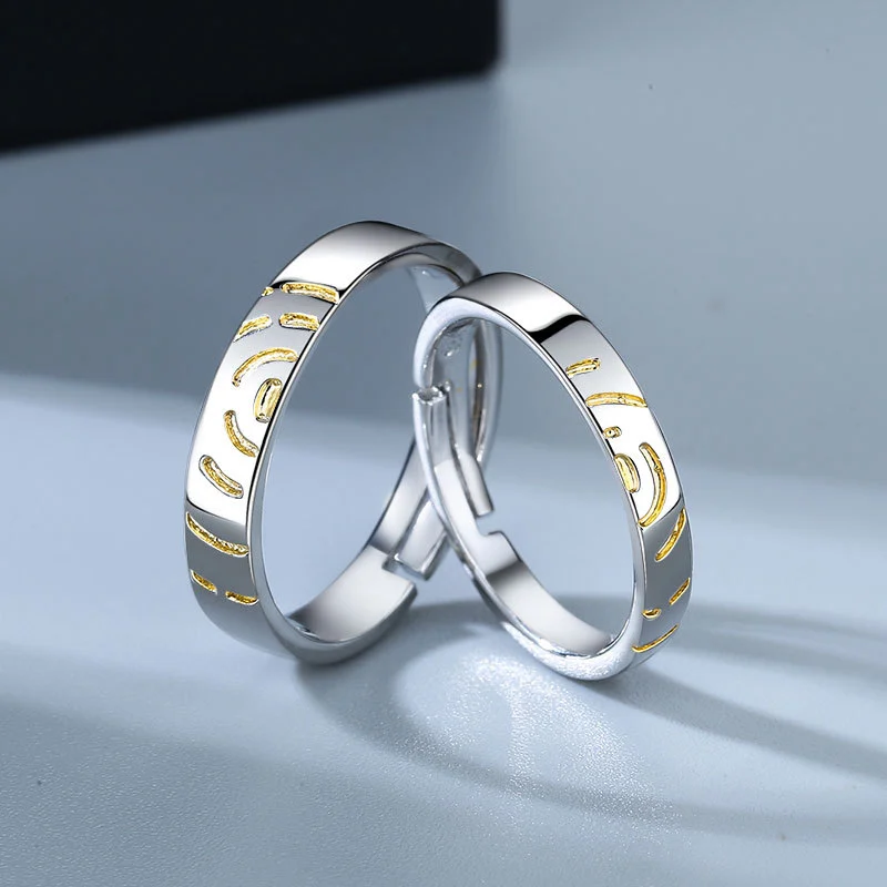 Simple And Creative Men's And Women's Ring Opening Can Be Adjusted