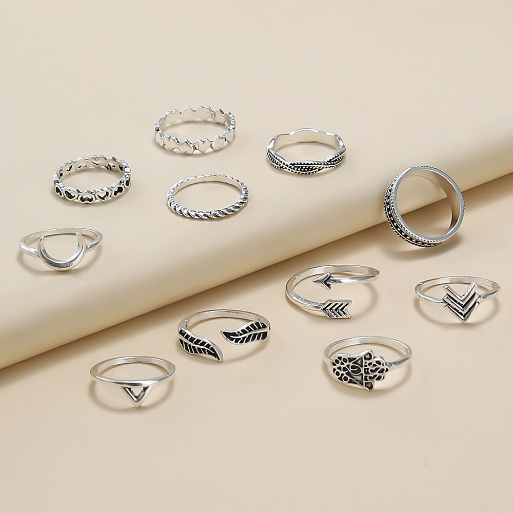 11-piece Palm Leaf Ring