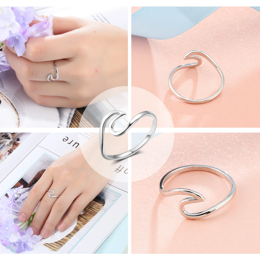 Personalized Glossy Creative Irregular Ring