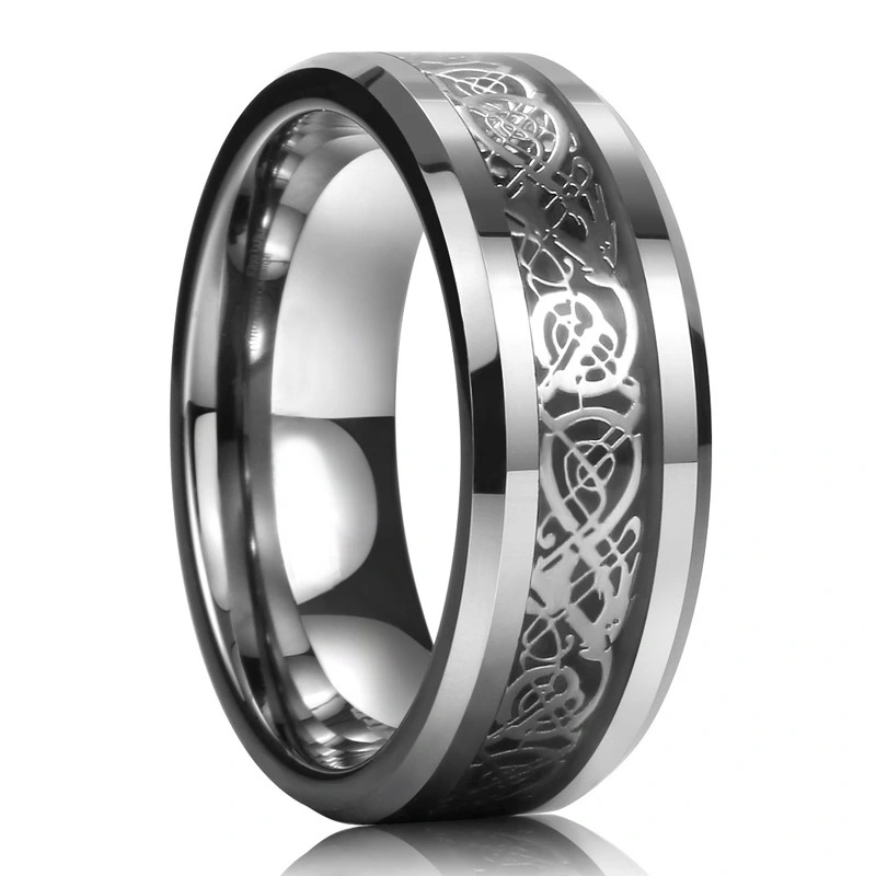 Gold And Silver Dragon Ring