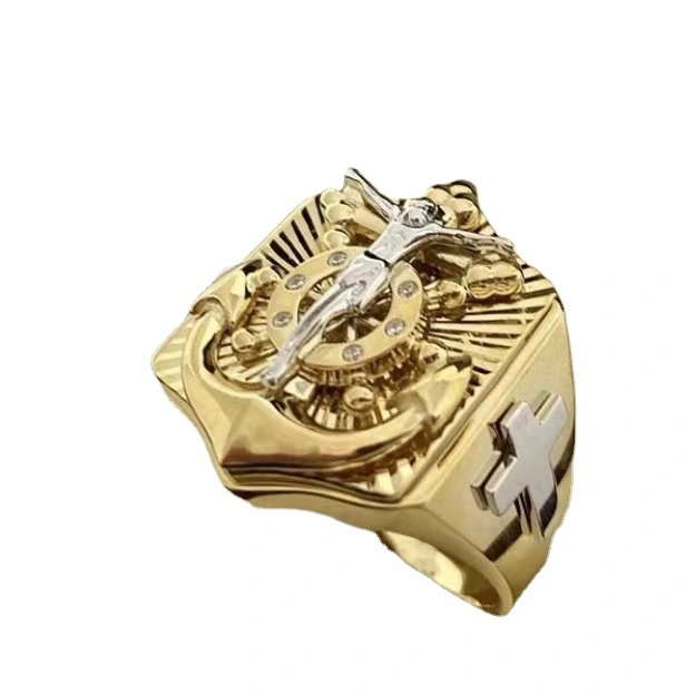 Alloy Creative Christian Ethnic Style Ring