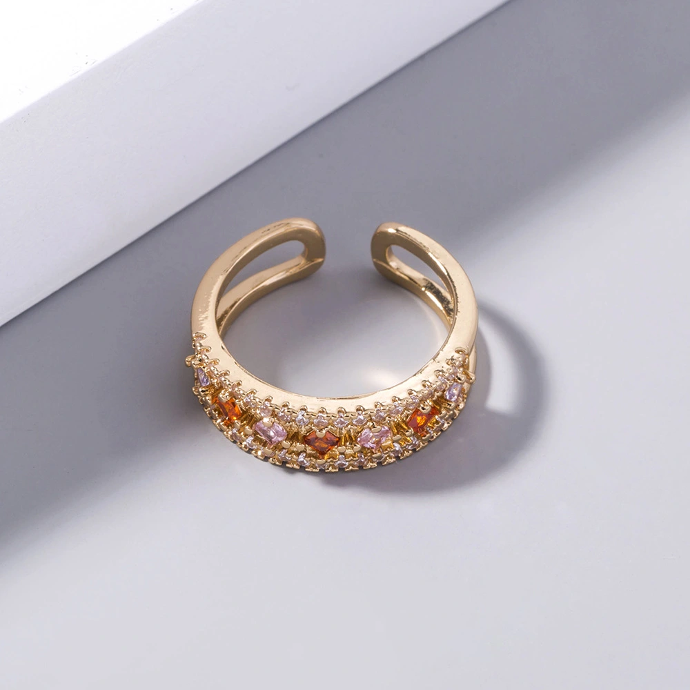 Fashion Rainbow Zircon Star Ring