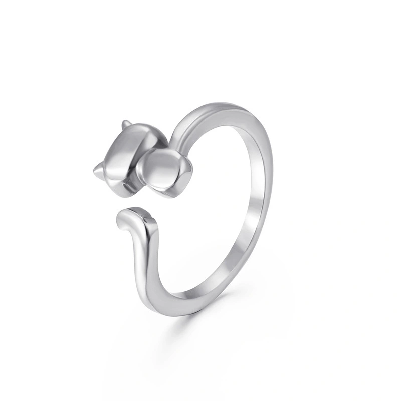 Fashionable Simple Cute Cat Ring All-match Cute Pet