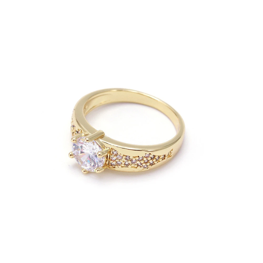 Popular Zircon Ring European And American Style Atmospheric Fashion Ring