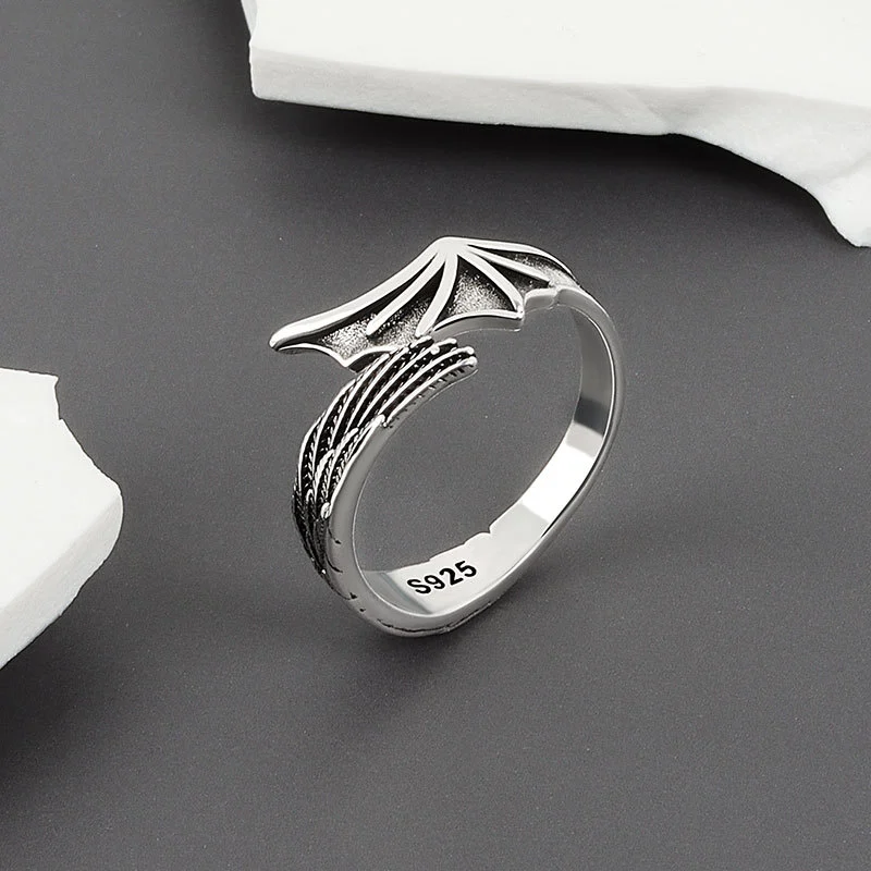 Men And Women Personality Retro Niche Tide Adjustable Ring