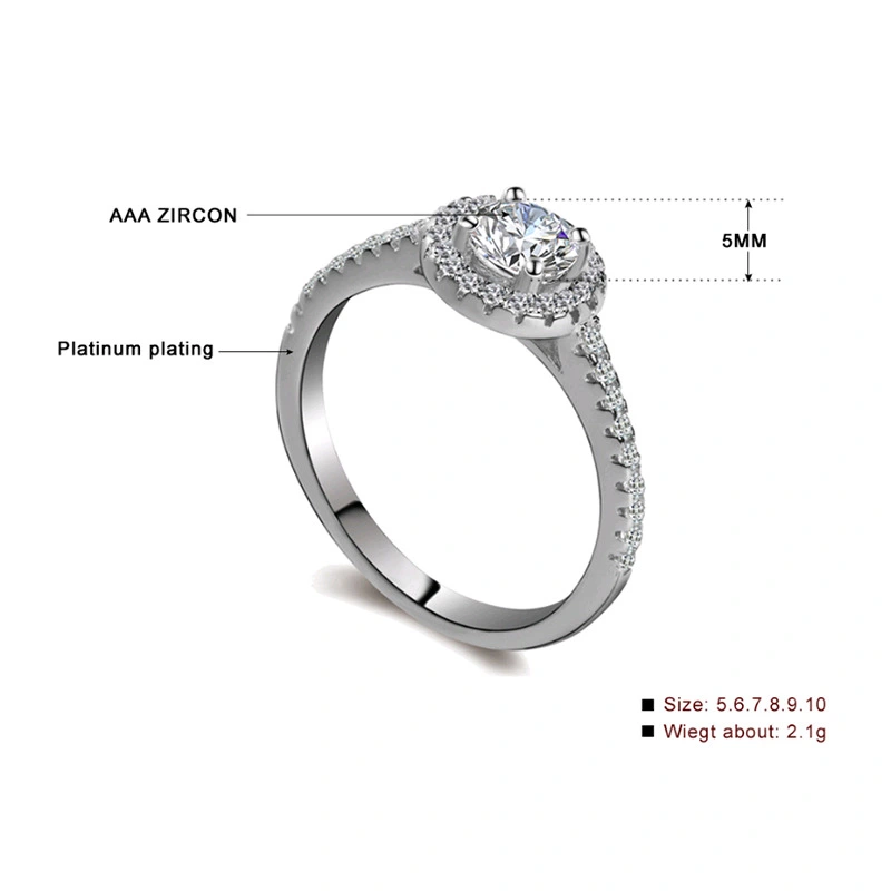 European And American Couple Ring Fashion Jewelry