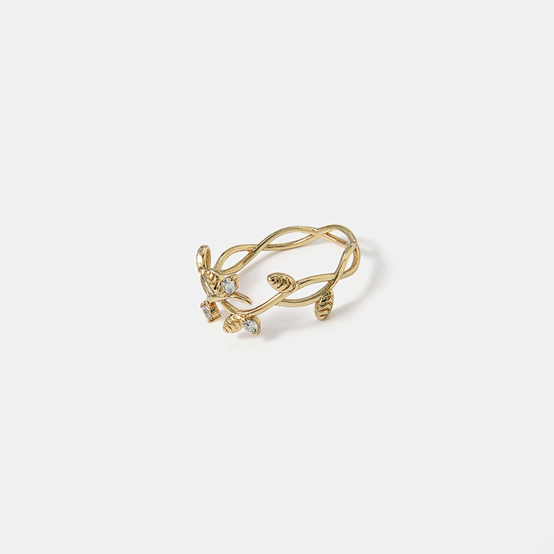 New Jewelry Simple Garland Copper Accessories Ring Women