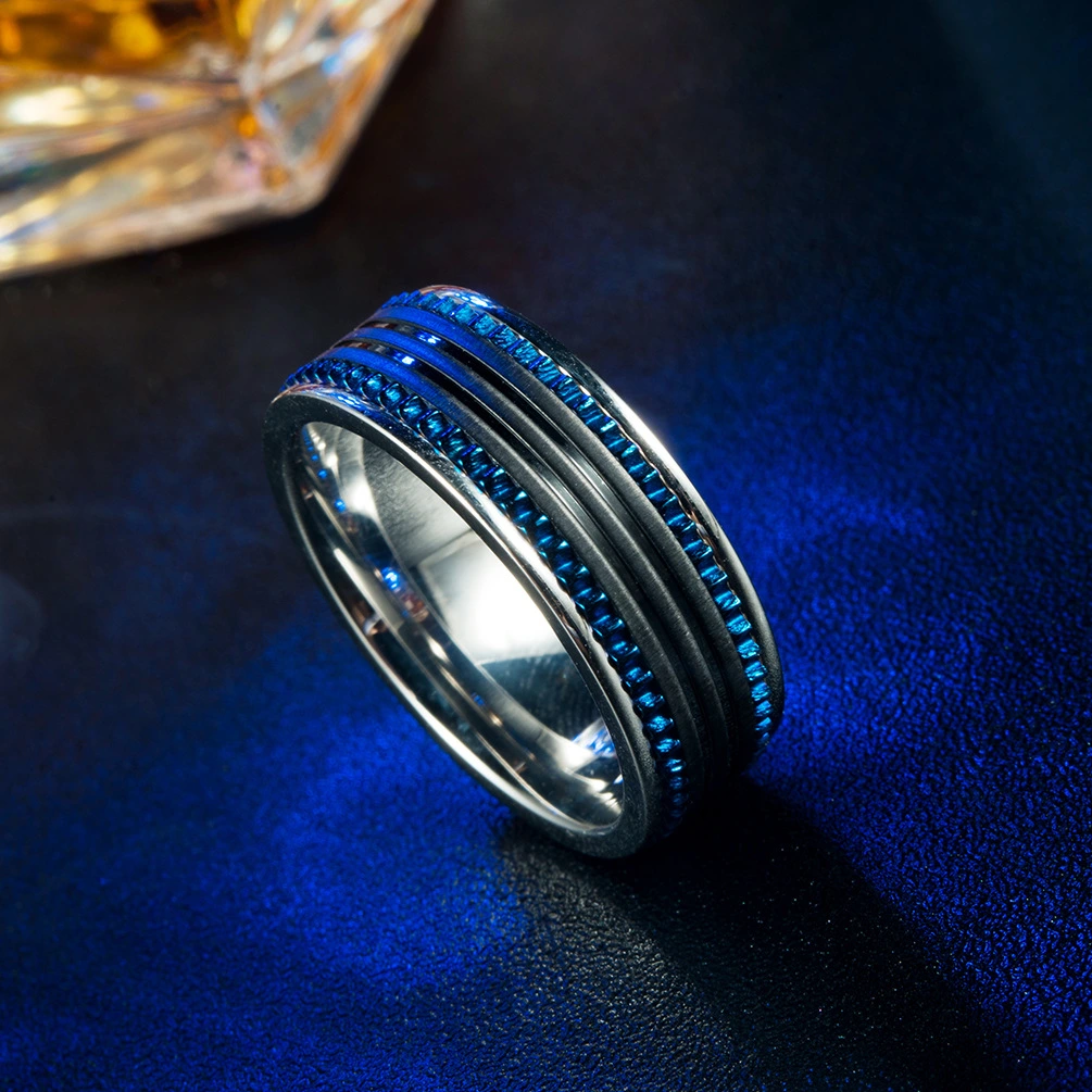 Stainless Steel Gear Ring New European And American Rings