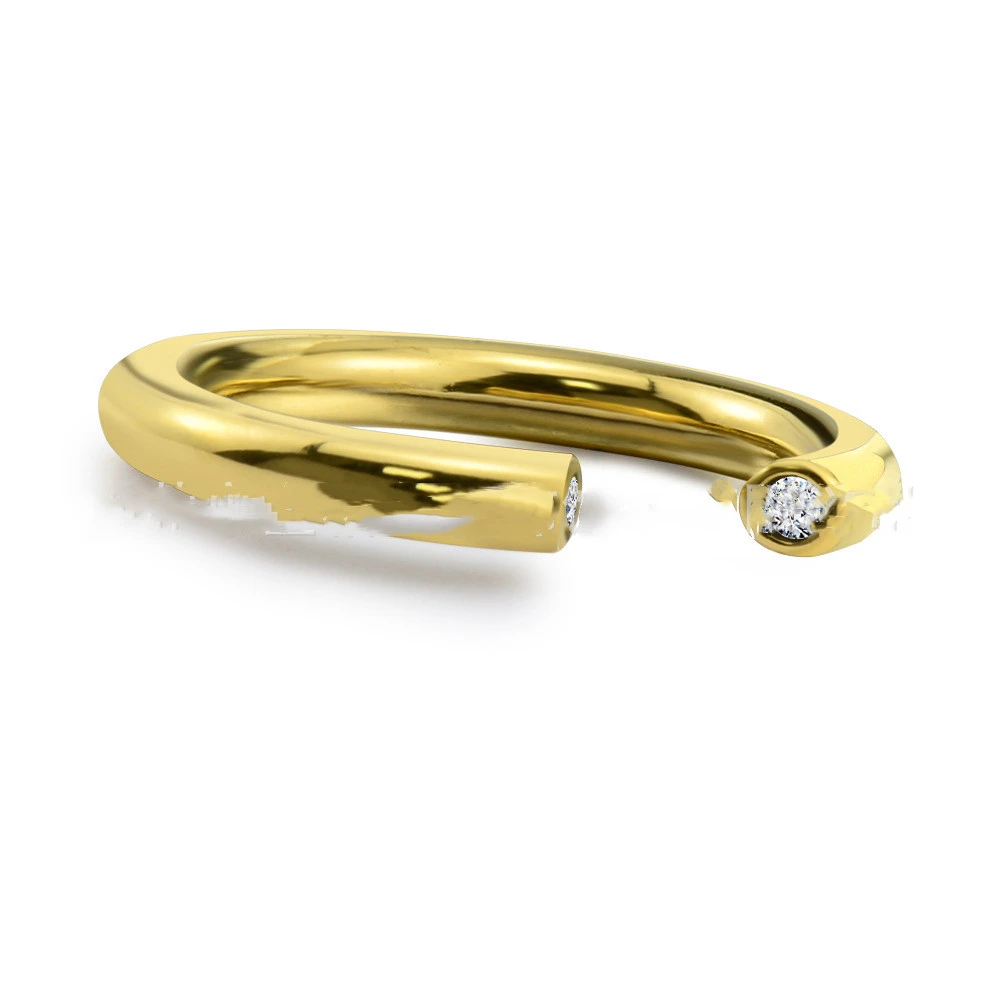 Simple Stainless Steel Diamond ing Titanium Steel