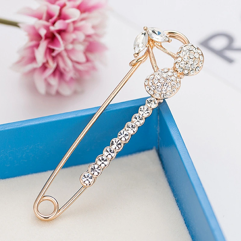 Clothing Accessories Pearl Crystal Metal Big Brooch