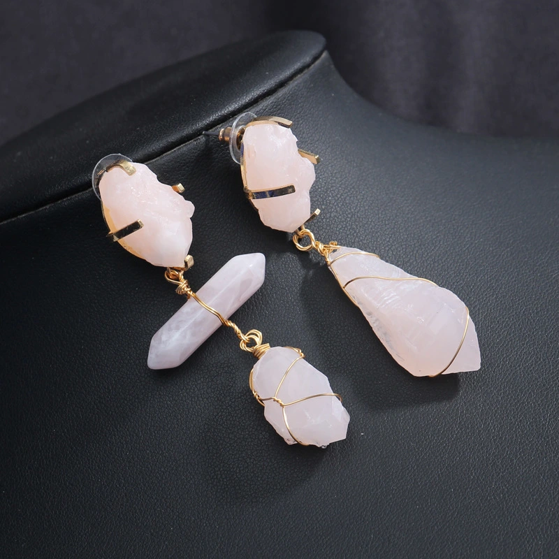 Big Brand Temperament Exaggerated Asymmetrical Acrylic Ins Earrings Female Geometric Long Wild  Earrings