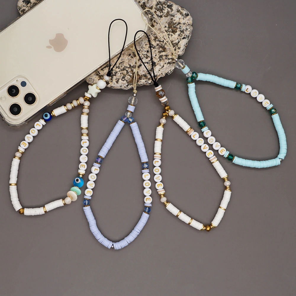 Liuli Eye Beads Anti-lost Mobile Phone Chain Female