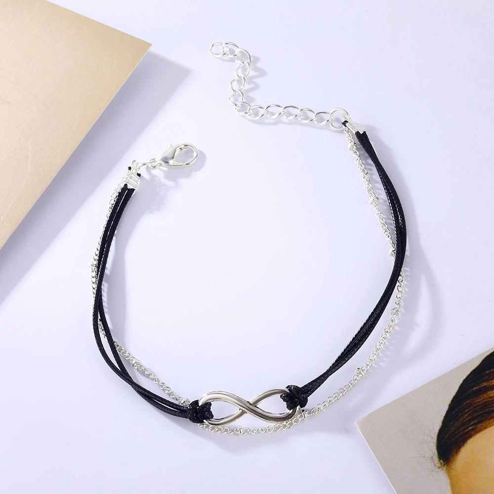 Multi-layer Fashion Figure 8 European And American Cross-border Beach Anklet